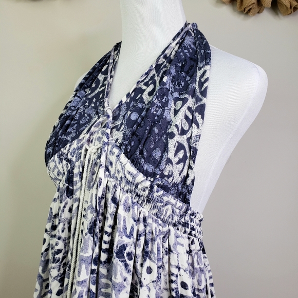 FREE PEOPLE NWOT Beach Day Swing Dress Blue XS - Picture 10 of 12